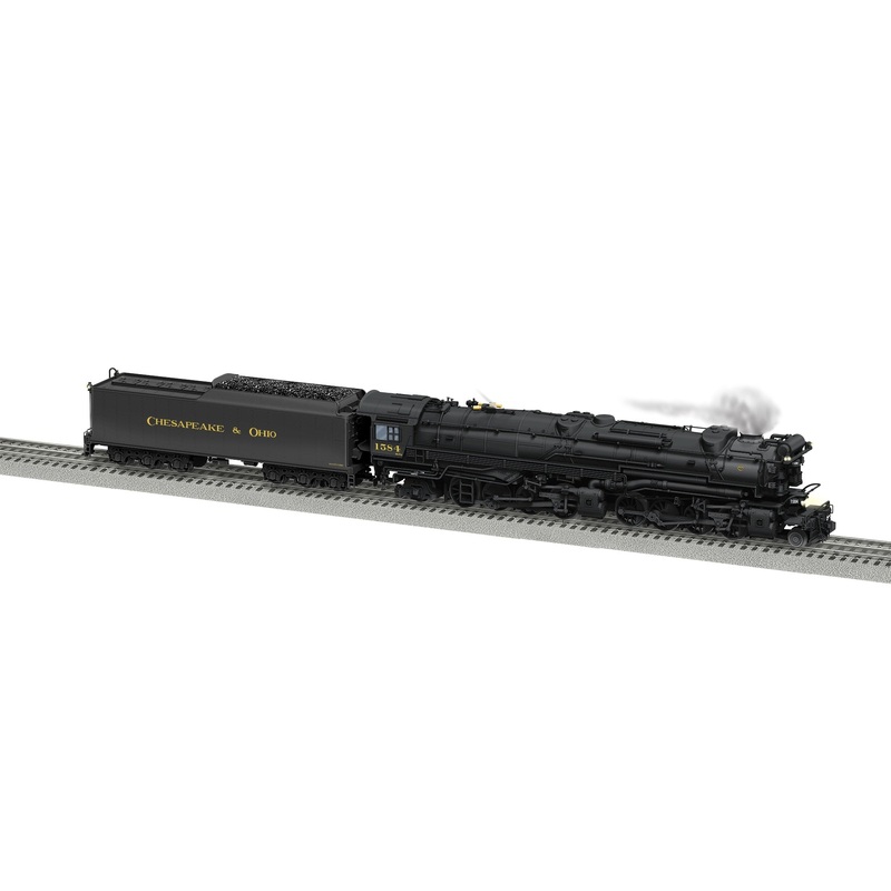 Lionel 2431580 O Scale BTO LEGACY 2-8-8-2 H7 Steam Loco Chesapeake & Ohio C&O 1584