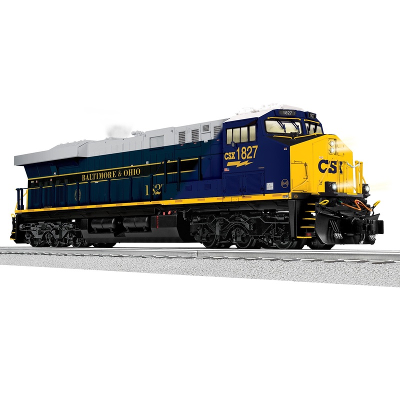 Lionel 2433580 O Scale GE ES44AC B&O Heritage CSX 1827 with LEGACY