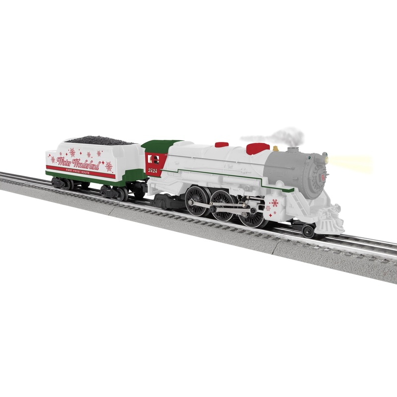 Lionel 2445090 O Gauge Winter Wonderland 2-4-2 Steam Loco with LionChief