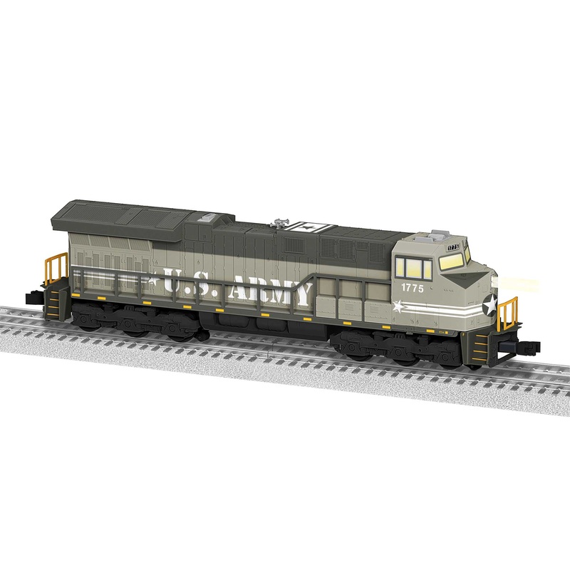 Lionel 2445180 O Gauge GE ET44 Diesel US ARMY 1775 with LionChief and VSR