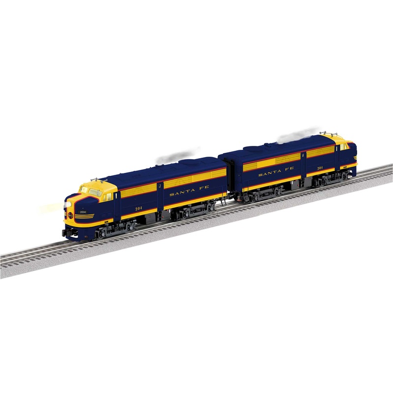 Lionel 2533870 O Gauge LEGACY ALCo FA-2 AA Set Santa Fe ATSF (BTO)