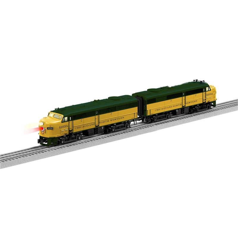 Lionel 2533900 O Gauge LEGACY ALCo FA-2 AA Set Chicago & NorthWestern CNW (BTO)