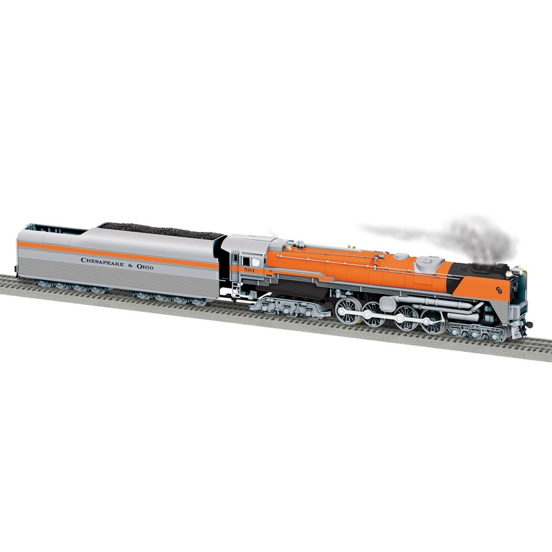Lionel 2531490 O Scale LEGACY S2 6-8-6 Turbine Loco Chesapeake & Ohio C&O 501 (Chessie Scheme BTO)
