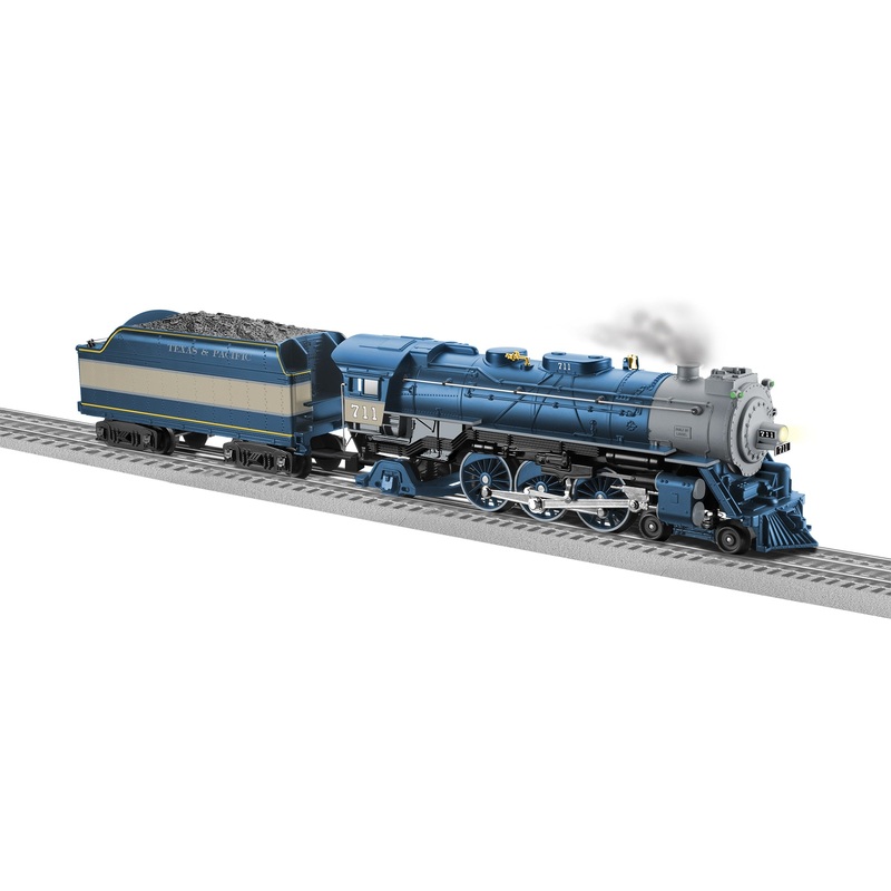 Lionel 2532090 O Gauge LC+ 2.0 4-6-2 Pacific Steam Loco Texas & Pacific T&P 711