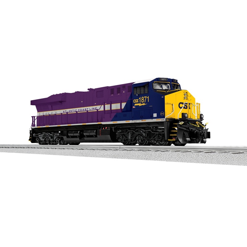 Lionel 2533549 O Gauge Non Powered GE ES44 CSX 1871 (Atlantic Coast Line Heritage BTO)