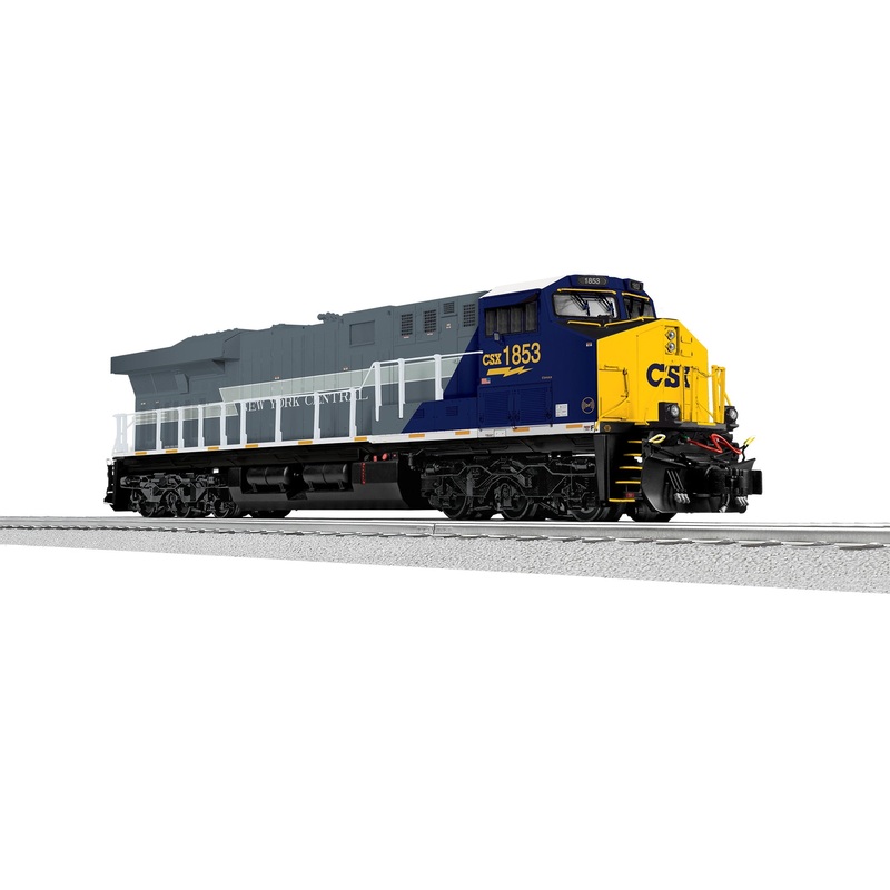 Lionel 2533559 O Gauge Non Powered GE ES44 CSX 1853 (New York Central Heritage BTO)