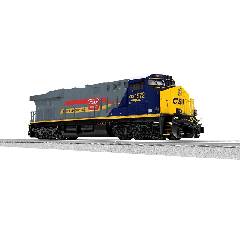 Lionel 2533569 O Gauge Non Powered GE ES44 CSX 1972 (Family Lines Heritage BTO)