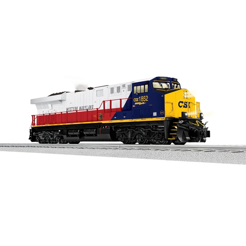 Lionel 2533581 O Gauge LEGACY GE ES44 CSX 1852 (Western Maryland Heritage BTO)