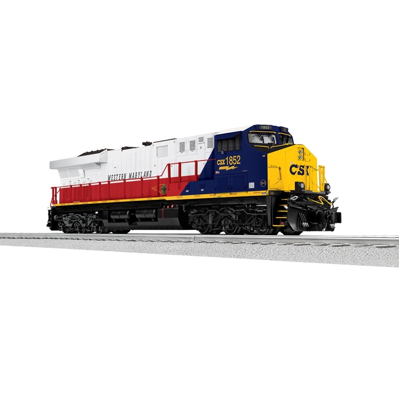 Lionel 2533589 O Gauge Non Powered GE ES44 CSX 1852 (Western Maryland Heritage BTO)