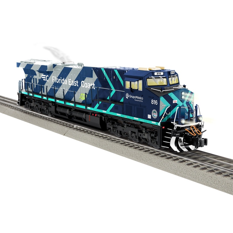 Lionel 2533640 O Gauge LEGACY GE ES44 Florida East Coast FEC 816 (Groupo Mexico Scheme BTO)