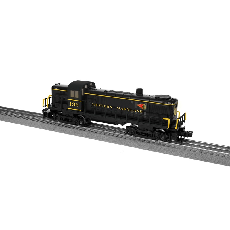 Lionel 2545080 O Gauge LionChief ALCo RS-3 Diesel Western Maryland WM 196